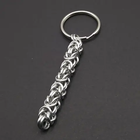 Byzantine 16 gauge Handmade Chainmaille Keychain