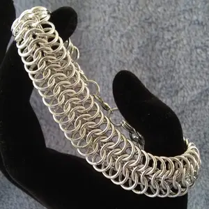 European 6in1 18 gauge Handmade Chainmaille Bracelet