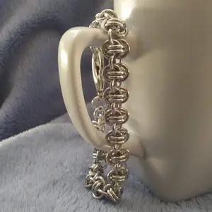 Barrels 16 gauge Handmade Chainmaille Bracelet