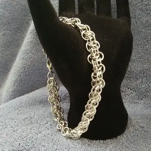 Elfin 18 gauge Handmade Chainmaille Bracelet